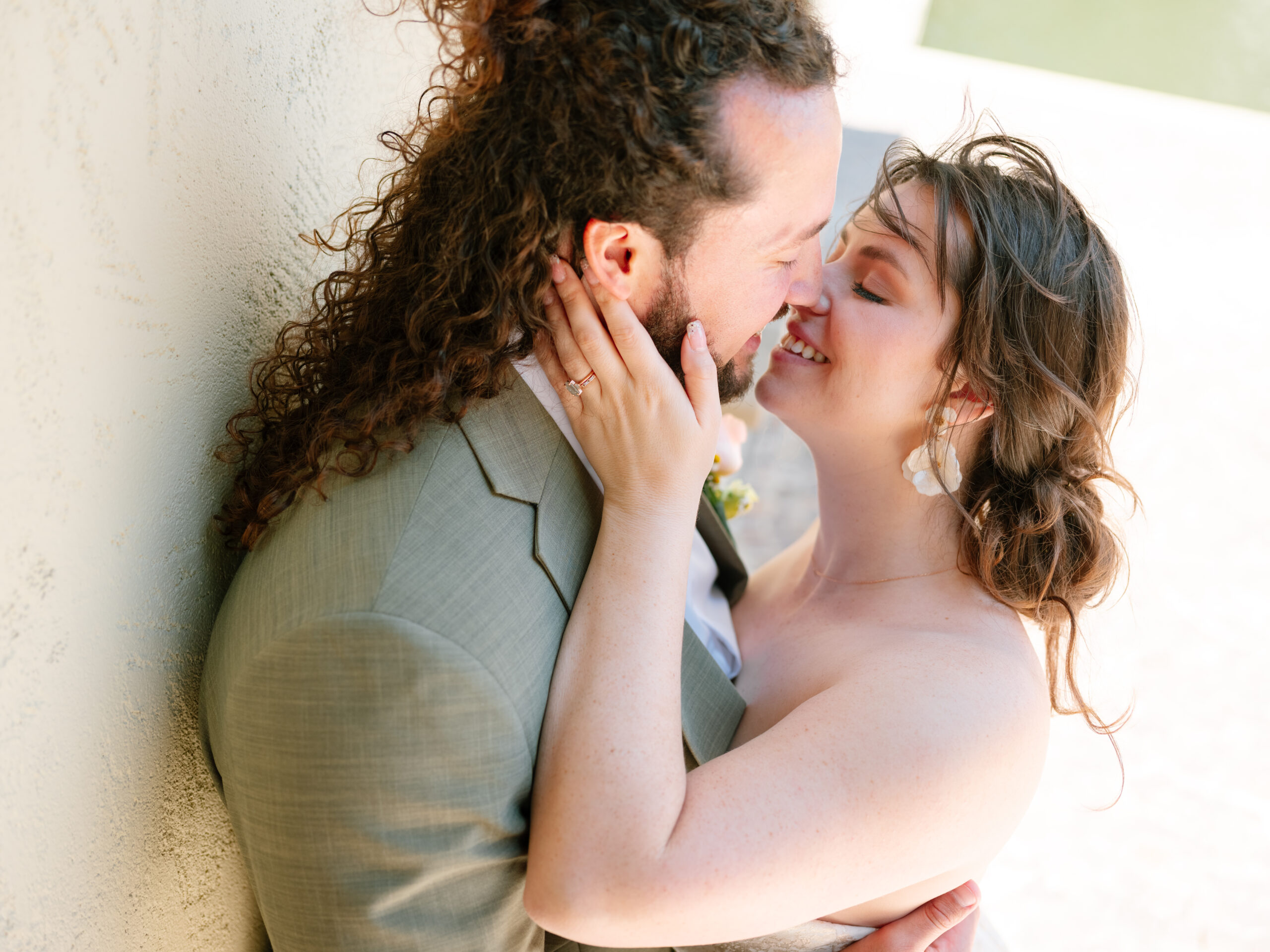 Emotional bride and groom portrait captured by Mentopia Weddings